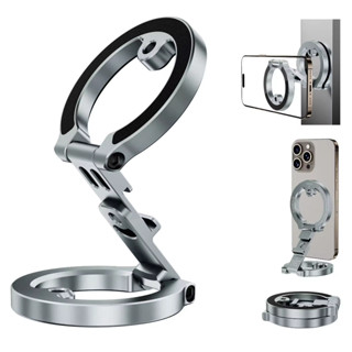  CAMOLO Dual Magnetic Phone Holder với 1 4 Screw Cold Shoe Tripod Mount cho Magsafe Gym Travel Magnetic Phone Stand 