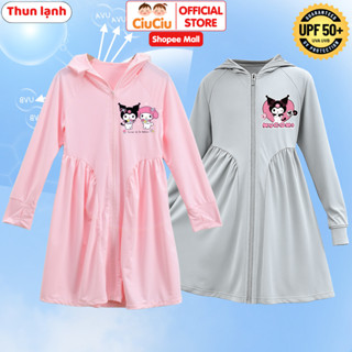 Áo chống nắng toàn thân hình Kuromi cho bé gái CIUCIU BABY váy chống nắng cho bé chất thun lạnh mát