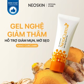 Gel Mờ Thâm Giảm Mụn NeoCurma Được Làm Từ Nghệ Nano Curcumin Không Gây Vàng Da Giảm Mụn Thâm Sau 7 Ngày NEOSKIN 20gr
