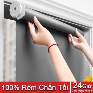 【100% Chắn Tối Rèm Cuộn Cho Cửa Sổ - Rèm Hàn Quốc Nhiều Dụng Năng, Rèm Cửa Sổ Nhà Ở Và Văn Phòng