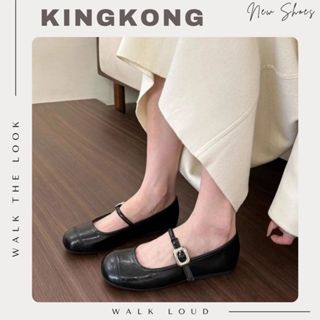 Giày Búp Bê Mary Jane Nữ, Giày Nữ Bệt Da Mũi Vuông Quai Cài Siêu Mềm Êm Chân Full Box Bill N03