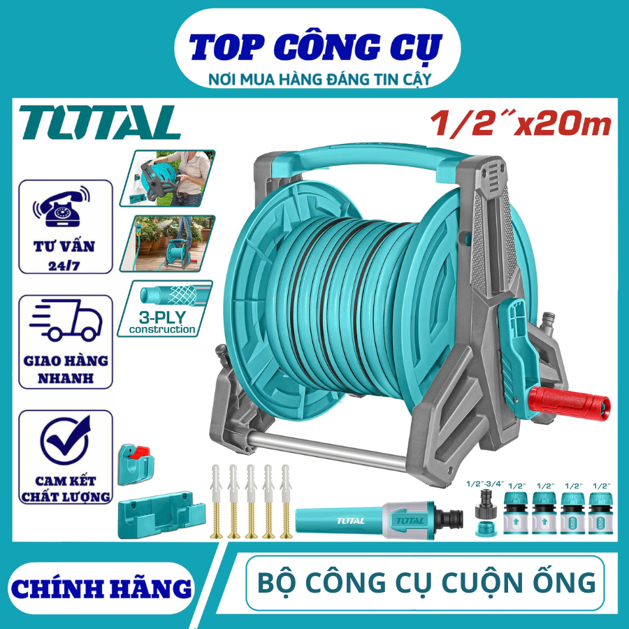 TOTAL Bộ công cụ cuộn ống  THHR20124
