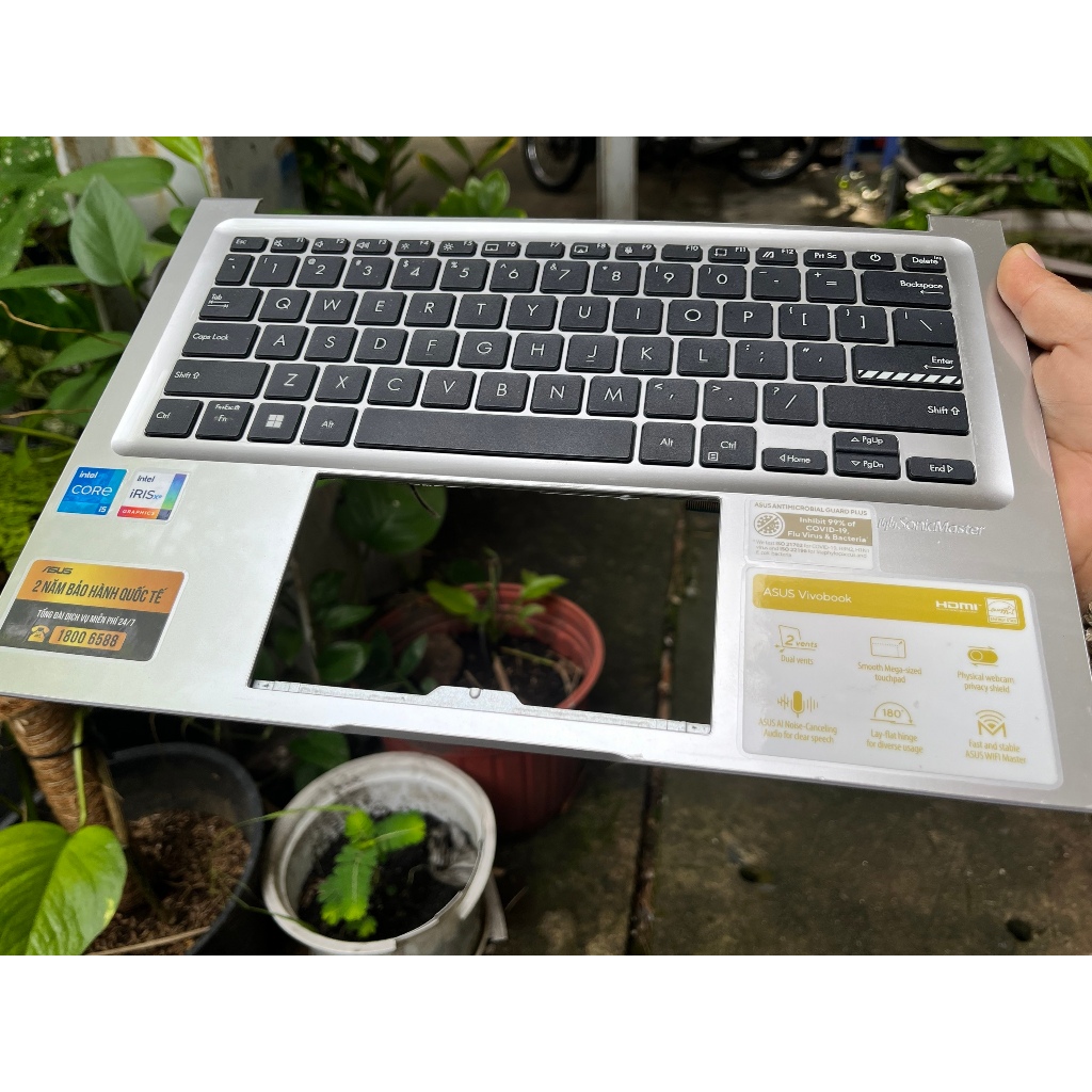 Vỏ Laptop ASUS VivoBook 14 OLED A1405 X1405 zin chính hãng , mặt c phím