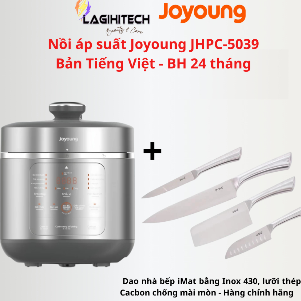 Nồi áp suất  đa năng Joyoung JHPC-5039, Dung tích 5L, Công suất 900W-Chính hãng BH 24 tháng