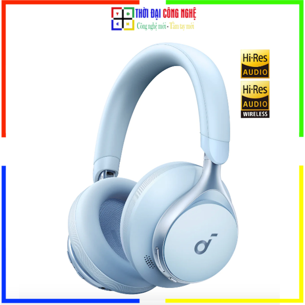 Soundcore Space One - Anker A3035 Tai Nghe Bluetooth Âm thanh Hi-res, Giảm ồn 98%, 55h phát nhạc. Bảo hành 18 tháng.