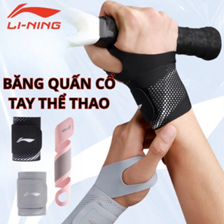 Băng quán cổ tay thể thao LI-NING, hỗ trợ bảo vệ cổ tay thiết kế thoải mái LDEU129