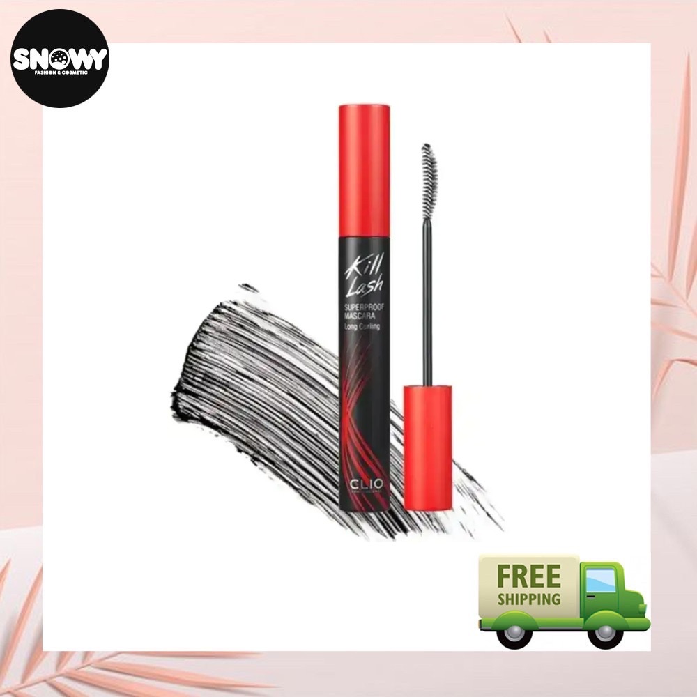 Mascara Clio Chống Nước Chuốt Mi Giữ Cong, Dài Dày Mi Chống Trôi Clio Kill Lash Superproof Mascara 7