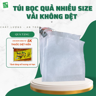 10 túi bọc trái cây, bọc quả ổi, mận, xoài, dưa,bưởi,khổ qua, dưa leo,bầu, bí....( vải không dệt)
