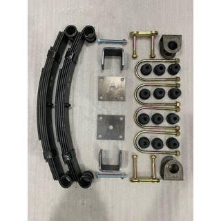 Bộ Nhíp tàu 5 lá, dài 54cm, bản 5cm và bộ phụ kiện lắp nhíp đầy đủ, dùng xe 3 bánh,4 bánh
