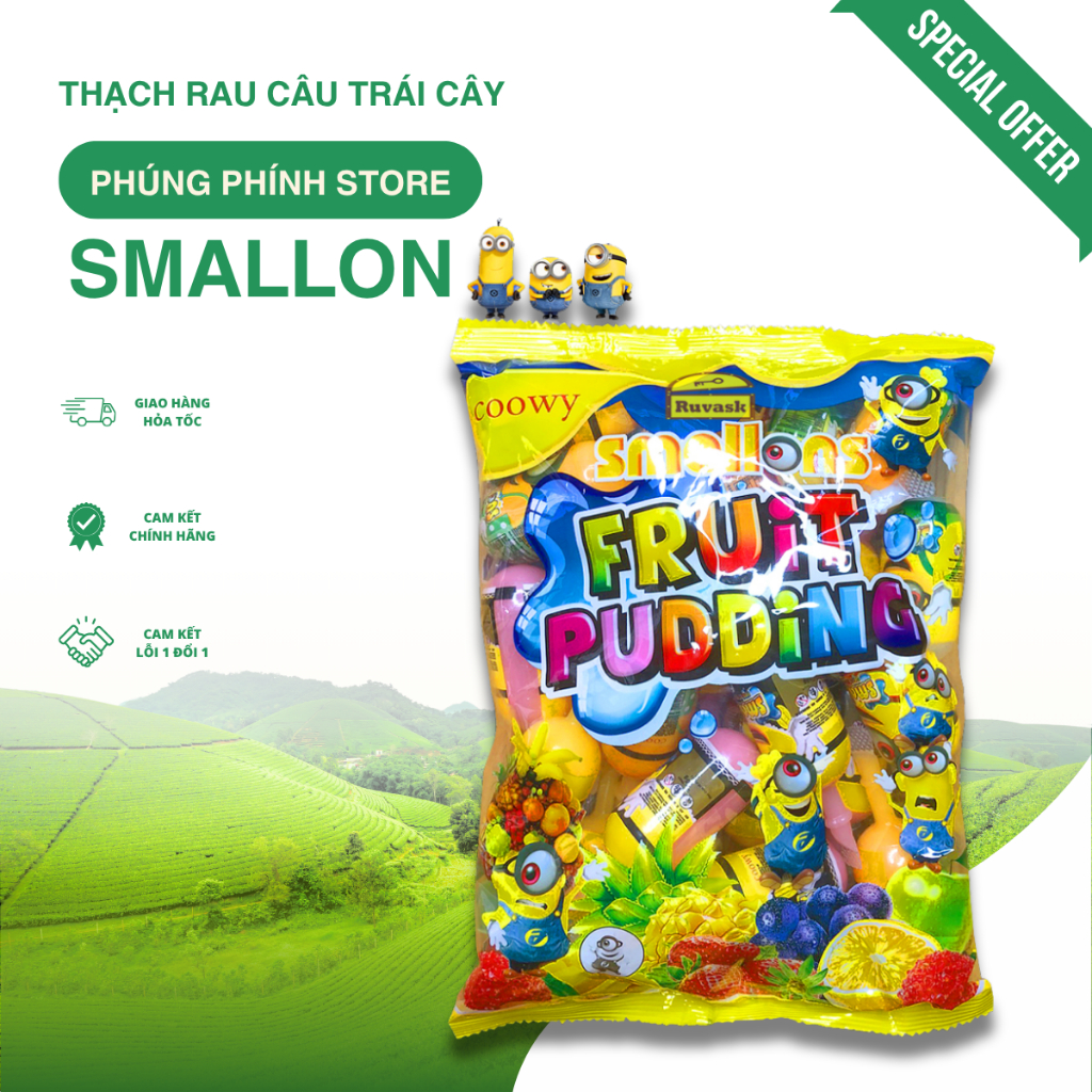 THẠCH RAU CÂU TRÁI CÂY SMALLON