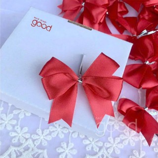  Khuyến Mãi Combo 20 Nơ Ruy Băng Lụa Trang Trí – Nơ Gói Quà Dán Túi Giấy Hộp Quà Tặng 8x10cm – Giao Nhanh 