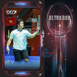  Vợt cầu lông Bubadu Ultra Gun 007 chính hãng tặng cước căng sẵn bao đơn quán cán - HVShop 
