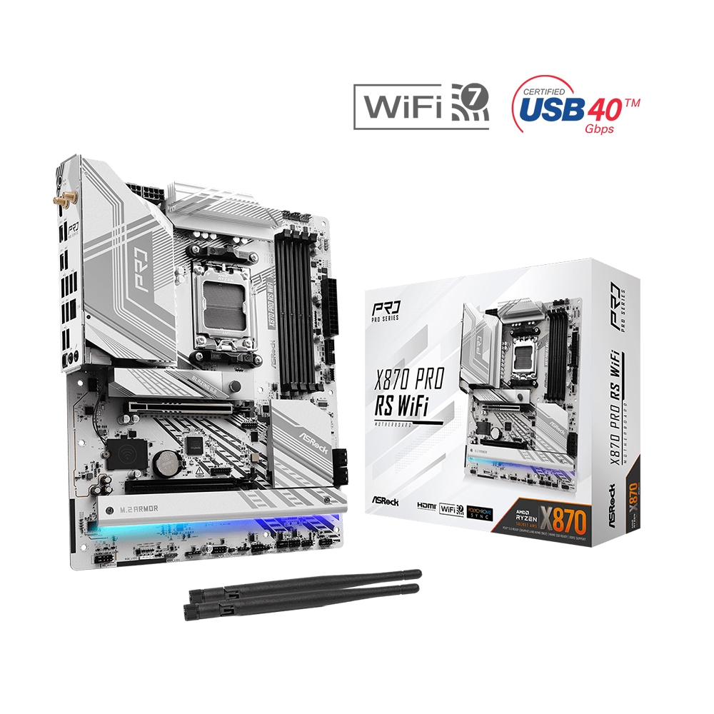 Mainboard Asrock X870 Pro RS WIFI DDR5 (Bluetooth)