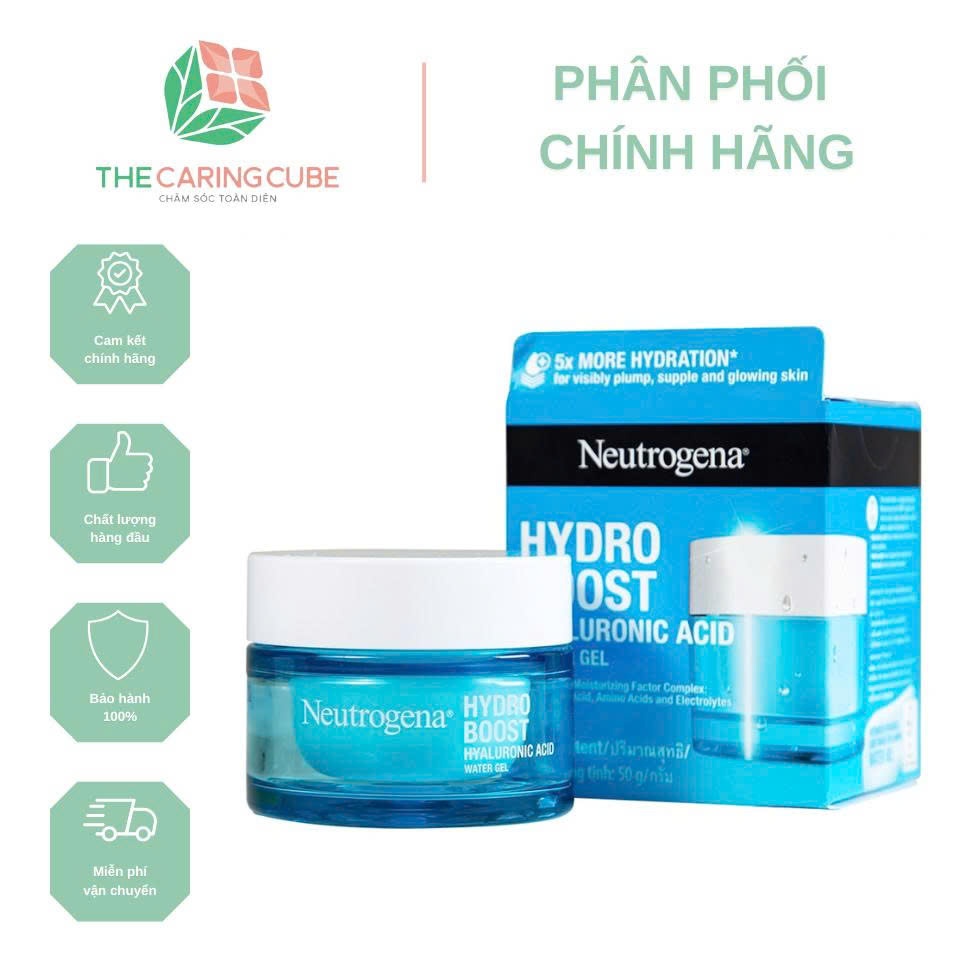 Kem dưỡng ẩm cho da khô Neutrogena® Hydro Boost Hyaluronic  (50g) ( Hàng chính hãng ) _ The Caring C