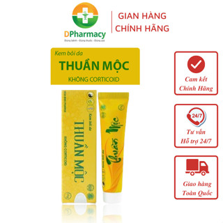 Kem bôi da Thuần Mộc hỗ trợ dưỡng ẩm cho da, làm mềm, dịu mát da khi bị: mụn nhọt, viêm da, ngứa,16g