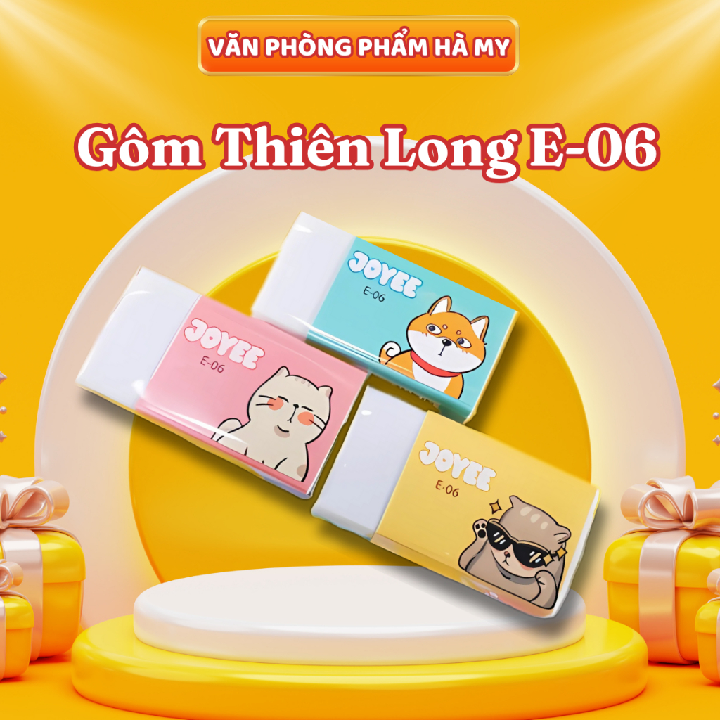 Combo 5 Cục Gôm tẩy xóa chì Thiên Long E-06