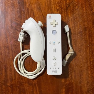 Bộ tay cầm Wii - Remote điều khiển và nunchuck hàng củ zin theo máy chơi game gia đình