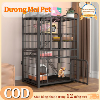  Chuồng Mèo Nhà Mèo Lớn Trong Nhà Chuồng Chó Biệt Thự Mèo Nền Tảng Lớn Nhà Cho Mèo Nhiều lớp mèo ổ sắt rắn mèo lồng 