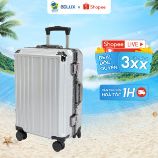  Vali Du Lịch TWO BROTHERS Khung Nhôm T681 size 20 24 28 Có khóa số sập Chống Trộm Bo 4 Góc Chống Va Đập Bảo Hành 5 Năm 