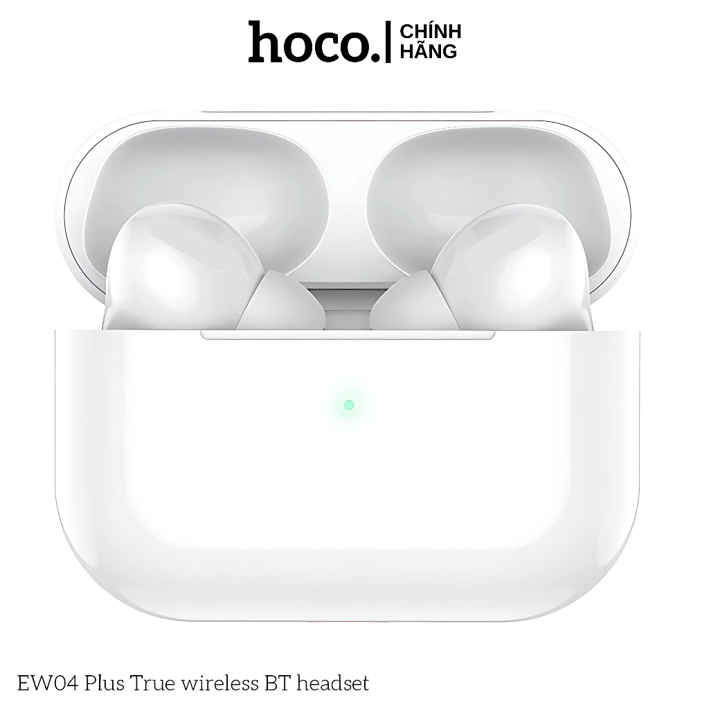 Tai Nghe Bluetooth Hoco EW04 Plus TWS 5.1 – Có Mic Đàm Thoại, Âm Thanh Rõ Nét Nghe Nhạc 4H, Đệm Tai 