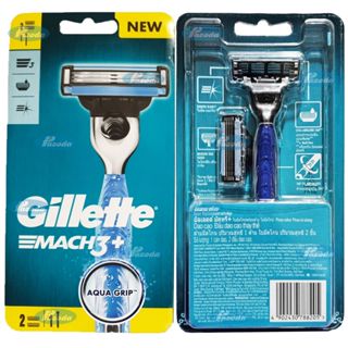 Dao cạo râu 3 lưỡi Gillette Mach3+ (1 tay cầm và 2 đầu cạo)