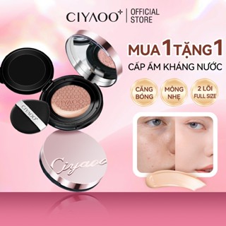 Phấn nước CIYAOO che khuyết điểm lâu trôi 12g x2 | Mỏng nhẹ thoáng da | Dưỡng ẩm, làm sáng da