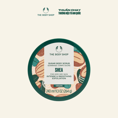Tẩy Tế Bào Chết Hương Bơ Hạt Mỡ Shea Butter Body Scrub The Body Shop