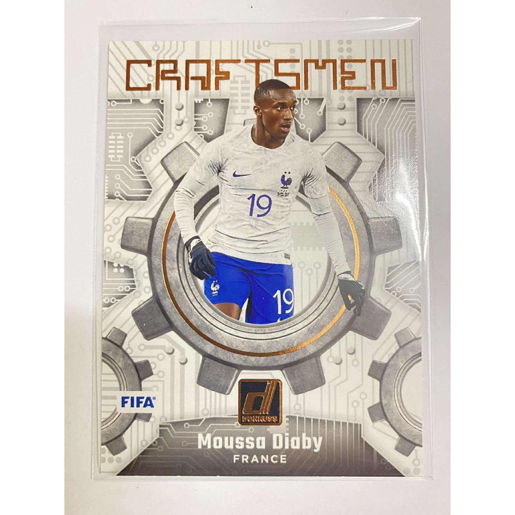 Thẻ bóng đá #L603 Moussa Diaby France Craftsmen Panini Donruss Soccer 2023/24