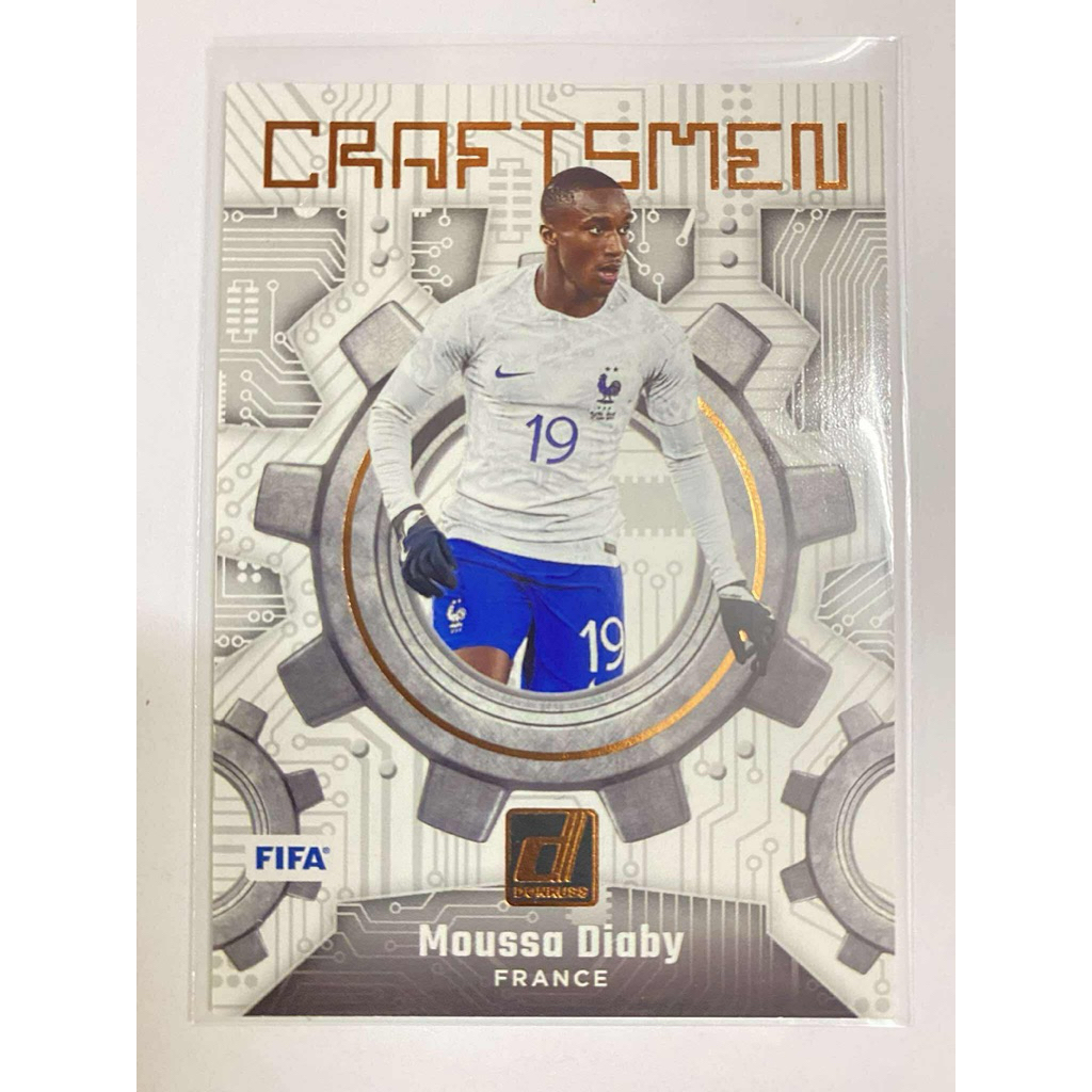 Thẻ bóng đá #L602 Moussa Diaby France Craftsmen Panini Donruss Soccer 2023/24