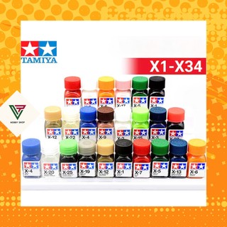 Sơn Mô Hình Tamiya Enamel X1 - X34 ( sơn cọ bóng/gloss gốc dầu )