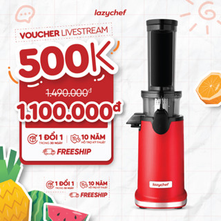 Máy Ép Chậm Mini 3S Lazychef - Máy Ép Trái Cây, Máy Làm Kem Hoa Quả, Tháo Lắp 3s, Công Nghệ Ép Lạnh