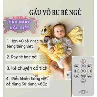 Có Vỗ Ru Gấu Ôm Bé Ngủ Ngon Xoa Dịu Chống Giật Mình Thiết Kế Bàn Tay Ôm Như Tay Mẹ