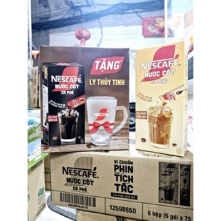 NESCAFÉ Nước Cốt Cà Phê  Sữa Đá /Đen Đá Hộp 360g