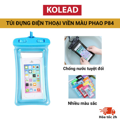 Túi đựng điện thoại có phao chống nước KOLEAD P84 dùng khi đi mưa, đi bơi - nhỏ gọn, tiện lợi, nhiều màu sắc nổi bật