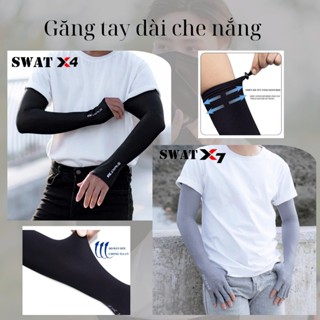 SWAT Đôi ống tay dài xỏ ngón chống nắng, bao tay nam nữ đi phượt, câu cá, thể thao, hoạt động ngoài trời