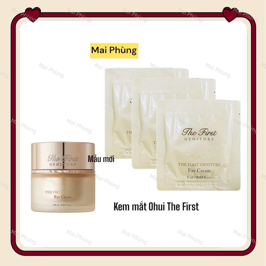 10 gói kem mắt Ohui the first