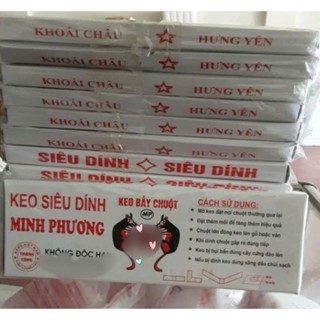 SỈ 12 CHIẾC KEO BẪY DÍNH CHUỘT MINH PHƯƠNG SIÊU DÍNH