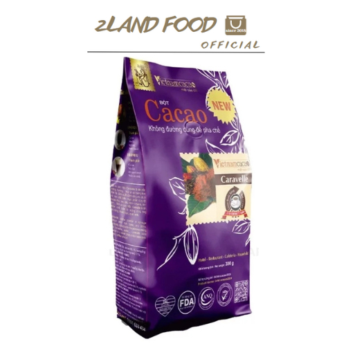 Vietnamcacao - Bột Ca Cao Caravelle - Túi 300g