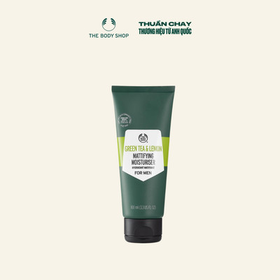 Kem Dưỡng Ẩm Trà Xanh Và Chanh Green Tea And Lemon Mattifying Moisturiser For Men 100ml The Body Shop