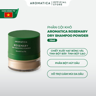 Phấn Gội Khô Hương Thảo AROMATICA Rosemary Dry Shampoo Powder 10g
