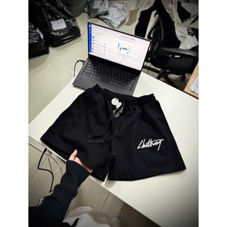 SHORTS Kaki Thêu - quần thun ngắn dây rút SWEATSHORTS " CHUỘT TRẮNG " đầy đủ tem mag túi zip