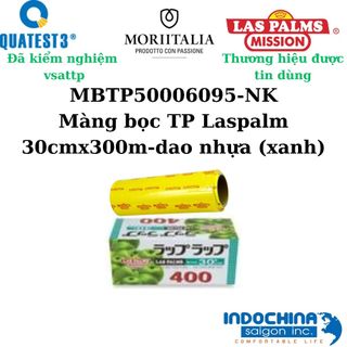 Màng bọc thực phẩm 600 LasPalms chính hãng 45cm dài 500m dẻo dai bám dính tốt an toàn vệ sinh thực phẩm