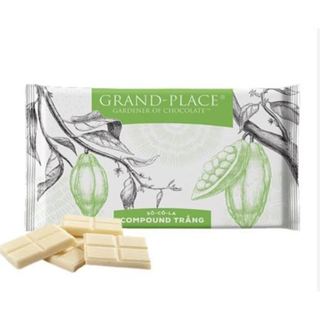 Socola trắng Grand Place 500gr-gói chiết lẻ từ gói nguyên 1kg(nên đặt hỏa tốc ship thường mùa hè dễ bị chảy scl)