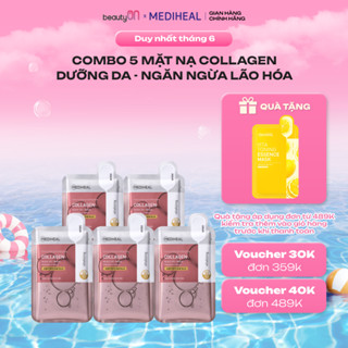 5 Mặt Nạ Thạch Trong Suốt Mediheal Collagen Nude Gel Mask Ngừa lão hóa 30g