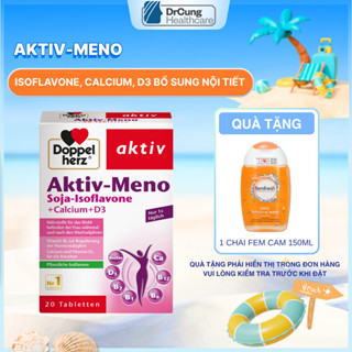 Aktiv Meno Doppelherz - Viên Uống Bổ Sung Nội Tiết Tố Nữ, Nội Tiết Tố Nữ, Mầm Đậu Nành, Làm Đẹp Da (30V)