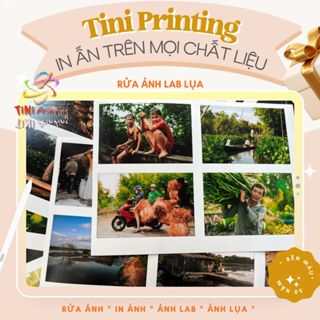 Combo 10 ảnh ÉP LỤA theo yêu cầu bền màu 50 năm nhiều kích thước 6x9, 10x15, 13x18, 15x21 thương hiệu Tini Printing