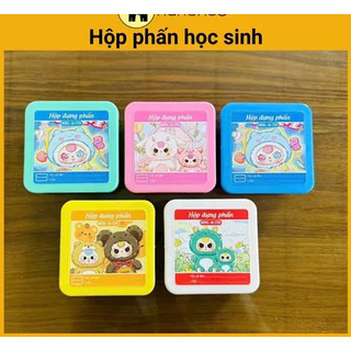 Combo 3 món : 12 viên phấn Đức Thanh + Hộp Đựng Phấn + Bút Kẹp Phấn Nam Châm,Bộ đồ dùng cho bé tiểu học