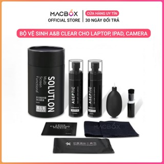 Bộ vệ sinh Laptop, Macbook Đa Năng A&B Clear & Bộ dụng cụ vệ sinh JRC cho Laptop Điện thoại, Máy ảnh Macbox