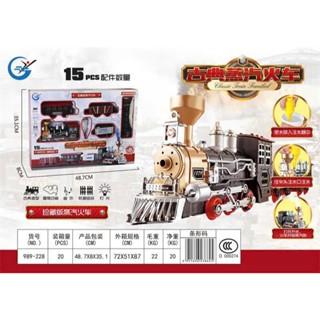  Xe lửa tàu lửa đồ chơi chạy pin cho bé,chạy trên đường ray tàu hỏa bằng nhựa có âm thanh và đèn như thật có hộp đẹp 