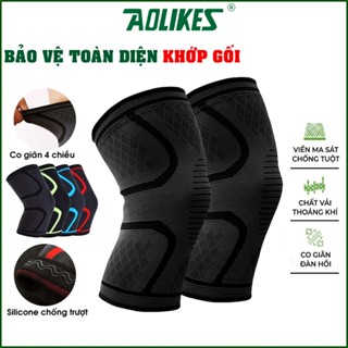 Bó Gối Thể Thao Aolikes Băng Quấn Bảo Vệ Đầu Gối Nam Nữ Chính Hãng Pickleball Chạy Bộ Tập Gym Yoga 